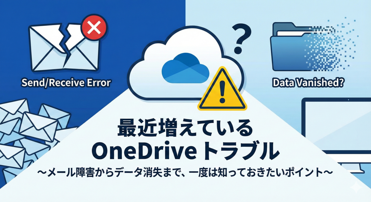 OneDrive関連のトラブル多発中